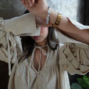 Shona Joy Oversized Smock Blouse (AU 8 / US 4) – Cotton Linen